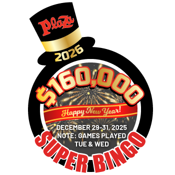 $160,000 Super Bingo Logo